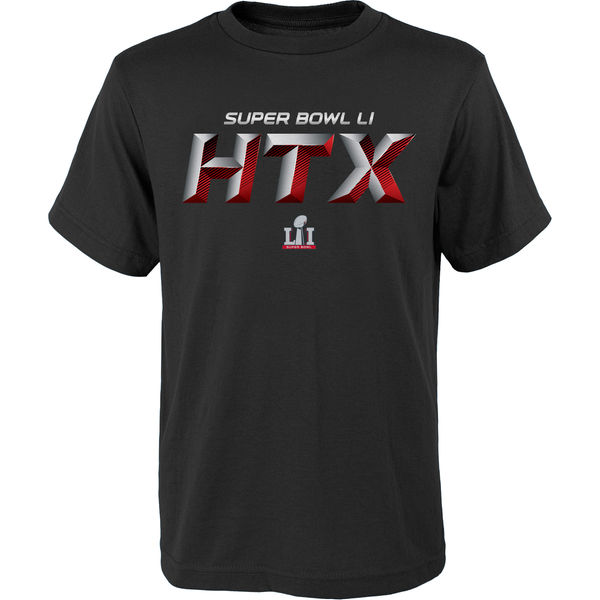 Super Bowl LI Youth HTX T-Shirt - Black